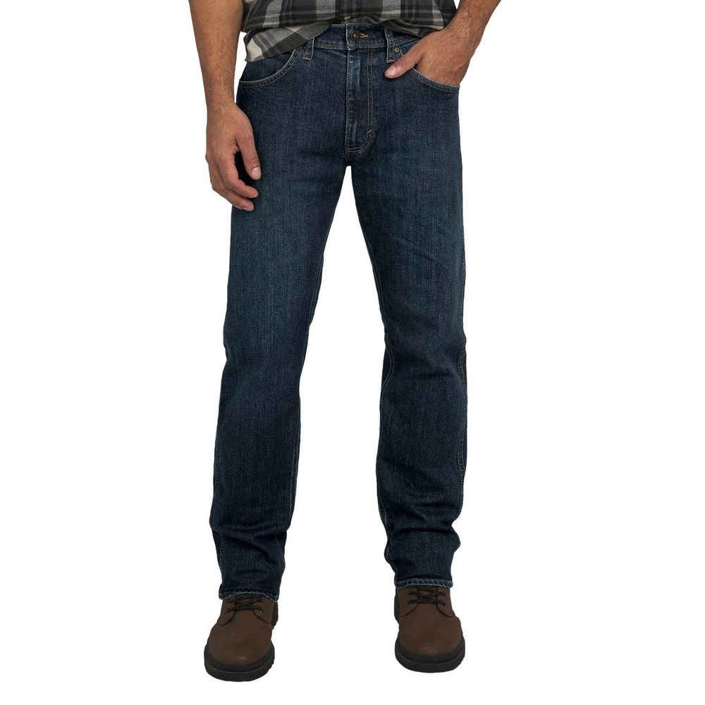 Wrangler Jeans Mens 36x30 Regular Fit Straight Leg Dark Wash Blue Western Denim
